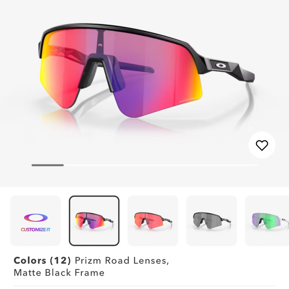 Oakley Prizm Road Sunglasses with Matte Black Frame